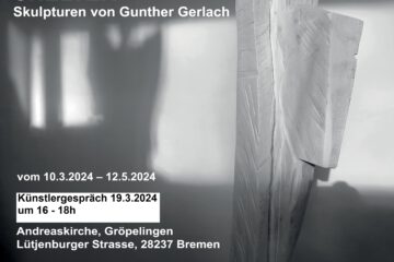 Einladung zum Künstlergespräch mit Gunter Gerlach über seine Ausstellung SHELTER