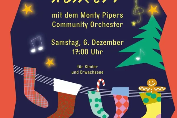 Einladungsplakat für das Nikolauskonzert